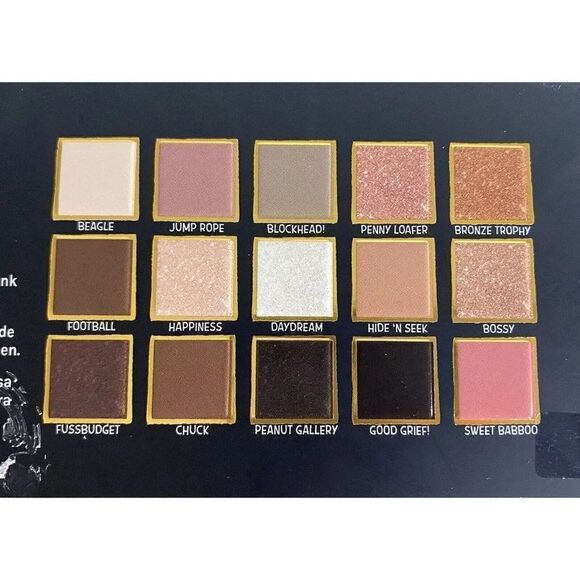 Rude x Shades of Peanuts Eyeshadow Palette Warm-Toned Snoopy And The Gang NEW - Picture 5 of 11